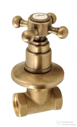 Sapho REITANO ANTEA falba süllyesztett elzáró szelep, meleg, 1/2", bronz (3056H)