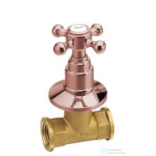   Sapho REITANO ANTEA falba süllyesztett elzáró szelep, meleg, 1/2", króm/rózsaarany (3057H)