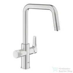  Grohe BLUE Pure Start Filter mosogató csaptelep,Supersteel 30595DC0