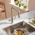 Grohe BLUE Pure Start Filter mosogató csaptelep,Supersteel 30595DC0