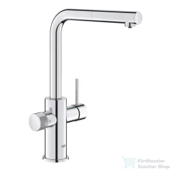   Grohe BLUE Pure Minta Filter kihúzható fejes mosogató csaptelep,króm 30601000