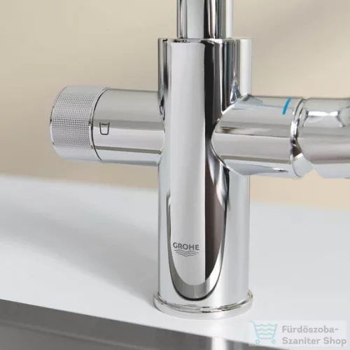 Grohe BLUE Pure Minta Filter kihúzható fejes mosogató csaptelep,króm 30601000