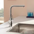 Grohe BLUE Pure Minta Filter kihúzható fejes mosogató csaptelep,króm 30601000