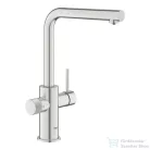 Grohe BLUE Pure Minta Filter kihúzható fejes mosogató csaptelep,Supersteel 30601DC0