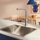 Grohe BLUE Pure Minta Filter kihúzható fejes mosogató csaptelep,Supersteel 30601DC0