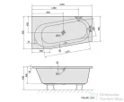 Sapho POLYSAN ASTRA WL  kád 165x75x48 cm 30611