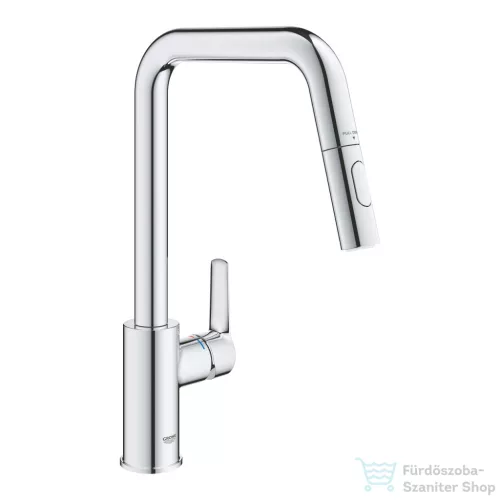 Grohe QuickFix START kihúzható fejes,2 funkciós mosogató csaptelep,króm 30631000