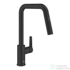   Grohe Quickfix START kihúzható fejes,2 funkciós mosogató csaptelep,matt fekete 306312430
