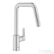 Grohe QuickFix START kihúzható fejes,2 funkciós mosogató csaptelep,Supersteel 30631DC0