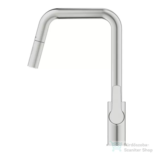 Grohe QuickFix START kihúzható fejes,2 funkciós mosogató csaptelep,Supersteel 30631DC0