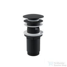   Kielle click-clack leeresztő túlfolyós mosdóhoz,matt fekete 30901024