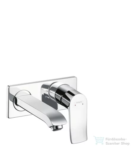Hansgrohe METRIS egykaros, falsík alatti mosdócsaptelep DN15, 165 mm-es kifolyóval 31085000