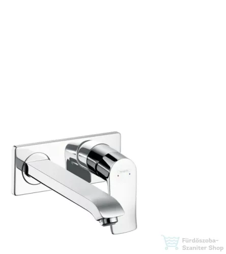 Hansgrohe METRIS egykaros, falsík alatti mosdócsaptelep DN15, 225 mm-es kifolyóval 31086000
