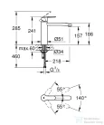 Grohe EUROSTYLE COSMOPOLITAN EGYKAROS MOSOGATÓCSAP 1/2? króm 31124002