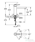 Grohe CONCETTO EGYKAROS MOSOGATÓCSAP 1/2? matt szuperacél 31128DC1