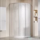 Ravak SUPERNOVA SKCP4-80 80x80x195 cm-es negyedköríves tolóajtós zuhanykabin,Szatén+Pearl 3114OU0211