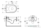 Sapho KERASAN FLO WC fali 36,5x34x50 cm 311501