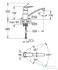 Grohe EUROSMART COSMOPOLITAN EGYKAROS MOSOGATÓCSAP 1/2? króm 31170000