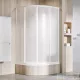 Ravak SUPERNOVA SKCP4-90 Sabina 90x90x170 cm-es negyedköríves tolóajtós zuhanykabin,Fehér+Pearl 31177V10011