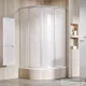 Ravak SUPERNOVA SKCP4-90 Sabina 90x90x170 cm-es negyedköríves tolóajtós zuhanykabin,Szatén+Pearl 31177VU0011
