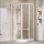 Ravak SUPERNOVA SKCP4-90 90x90x195 cm-es negyedköríves tolóajtós zuhanykabin,Fehér+Transparent 3117O102Z1