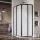 Ravak SUPERNOVA SKCP4-90 90x90x195 cm-es negyedköríves tolóajtós zuhanykabin,Fekete+Pearl 3117O30211