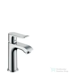   Hansgrohe METRIS egykaros mosdó csaptelep 100 DN15, kézmosókhoz, leeresztő nélkül, króm 31186000
