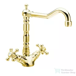   Sapho REITANO ANTEA Mosogató-csaptelep, mag. 24,5 cm, arany 3125