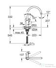 Grohe BAULOOP EGYKAROS MOSOGATÓCSAP 1/2?  króm 31368001