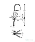 Grohe EUROCUBE EGYKAROS MOSOGATÓCSAP 1/2? matt szuperacél 31395DC0