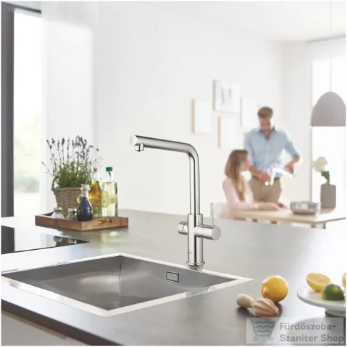 Grohe BLUE HOME csaptelep kezdőkészlet vízszűrő funkcióval,Króm 31454001