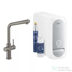   Grohe BLUE HOME csaptelep kezdőkészlet vízszűrő funkcióval, Brushed Hard Graphite 31454AL1