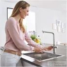 Grohe BLUE HOME csaptelep kezdőkészlet vízszűrő funkcióval,Supersteel 31454DC1