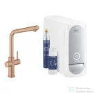 Grohe BLUE HOME csaptelep kezdőkészlet vízszűrő funkcióval,Brushed Warm Sunset 31454DL1