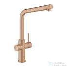 Grohe BLUE HOME csaptelep kezdőkészlet vízszűrő funkcióval,Brushed Warm Sunset 31454DL1