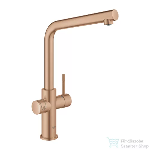 Grohe BLUE HOME csaptelep kezdőkészlet vízszűrő funkcióval,Brushed Warm Sunset 31454DL1