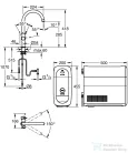 Grohe BLUE HOME C kifolyós csaptelep kezdőkészlet vízszűrő funkcióval,Króm 31455001