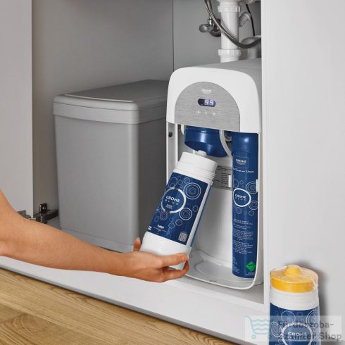 Grohe BLUE HOME C kifolyós csaptelep kezdőkészlet vízszűrő funkcióval,Króm 31455001