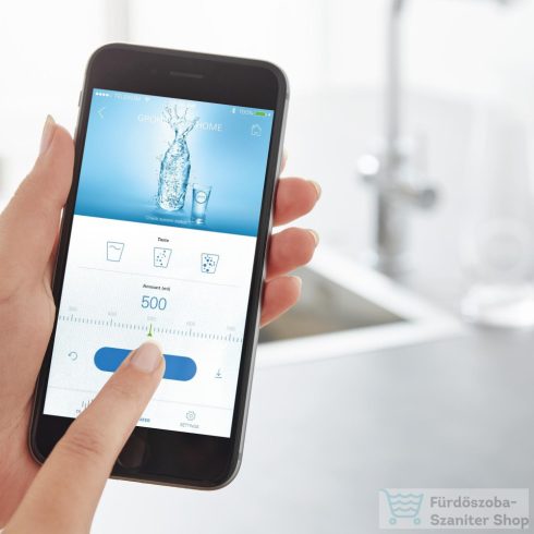 Grohe BLUE HOME C kifolyós csaptelep kezdőkészlet vízszűrő funkcióval,Króm 31455001