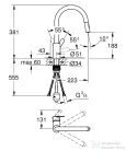 Grohe Get egykaros mosogatócsap, króm 31484001