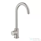 Grohe BLUE HOME C kifolyós Mono csaptelep kezdőkészlet vízszűrő funkcióval,Supersteel 31498DC1