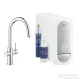 Grohe BLUE HOME C kifolyós,kihúzható fejes csaptelep kezdőkészlet vízszűrő funkcióval,Króm 31541000