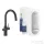 Grohe BLUE HOME C kifolyós,kihúzható fejes csaptelep kezdőkészlet vízszűrő funkcióval,Bársony fekete 31541KS0