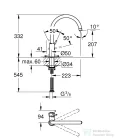Grohe QuickFix  Start Classic egykaros mosogatócsap 1/2″, króm 31553001