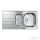 Grohe K200 ROZSDAMENTES ACÉL MOSOGATÓTÁLCA, CSEPEGTETŐVEL 31564SD1