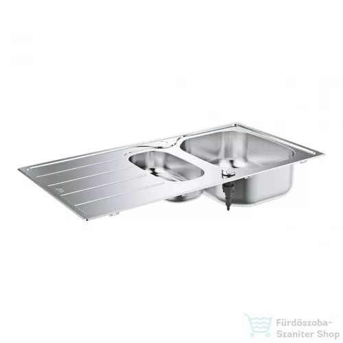 Grohe K200 ROZSDAMENTES ACÉL MOSOGATÓTÁLCA, CSEPEGTETŐVEL 31564SD1