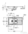 Grohe K200 ROZSDAMENTES ACÉL MOSOGATÓTÁLCA, CSEPEGTETŐVEL 31564SD1