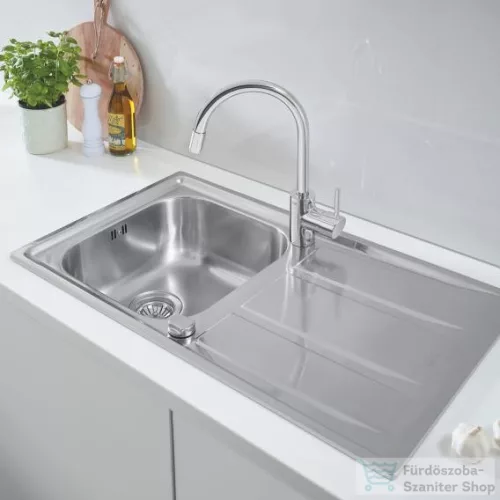 Grohe K400 ROZSDAMENTES ACÉL MOSOGATÓTÁLCA, CSEPEGTETŐVEL 31566SD0