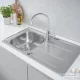 Grohe K400 ROZSDAMENTES ACÉL MOSOGATÓTÁLCA, CSEPEGTETŐVEL 31566SD0
