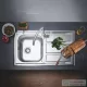 Grohe K400+ ROZSDAMENTES ACÉL MOSOGATÓTÁLCA, CSEPEGTETŐVEL 31568SD0